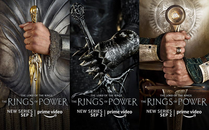 The Rings of Power սերիալի պաշտոնական պաստառները